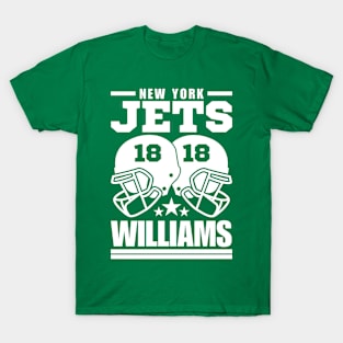 New York Jets Williams 18 American Football Retro T-Shirt